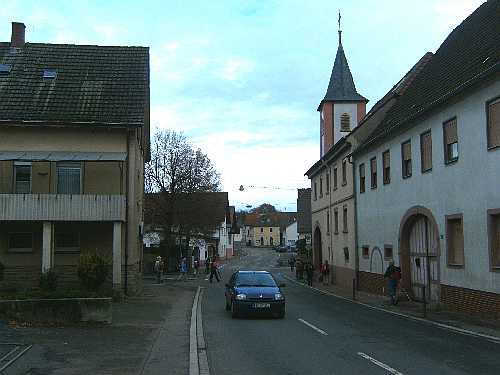 Dorfstraße von Mönchzell