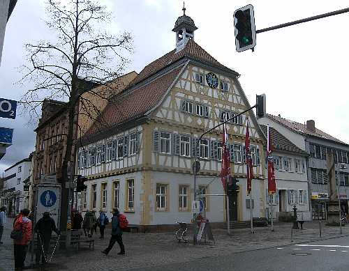 Das alte Rathaus in Sinsheim (Elsenz)